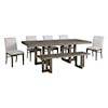 JB King Anibecca 7-Piece Dining Set with Bench