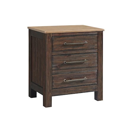 Three-Drawer Nightstand