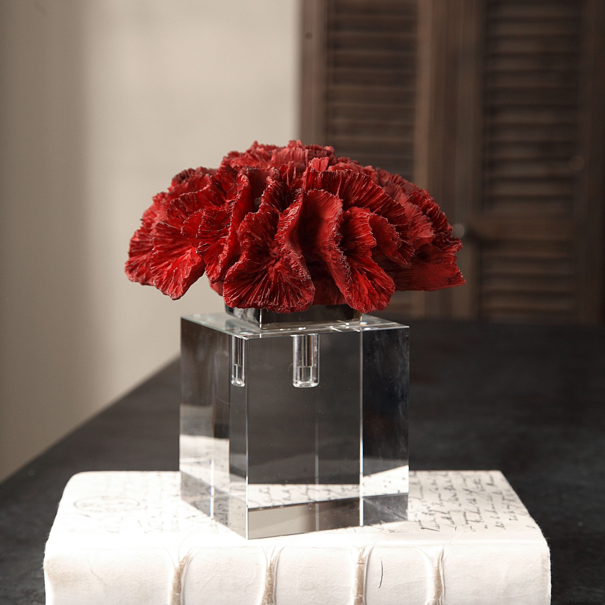 Uttermost Botanicals Red Coral Cluster