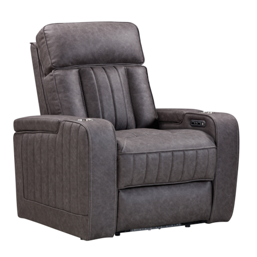 Casual Power Recliner with Power Headrest