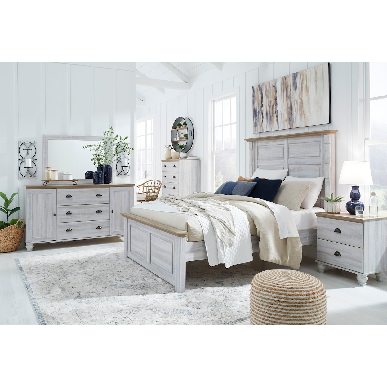 Ashley Signature Design Haven Bay Queen Panel Bed