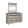 Liberty Furniture Ivy Hollow 9-Drawer Dresser and Mirror Set