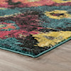 Dalyn Modern Greys Teal 5'3"X7'7" Rug