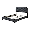 Crown Mark Gerri Upholstered King Panel Bed