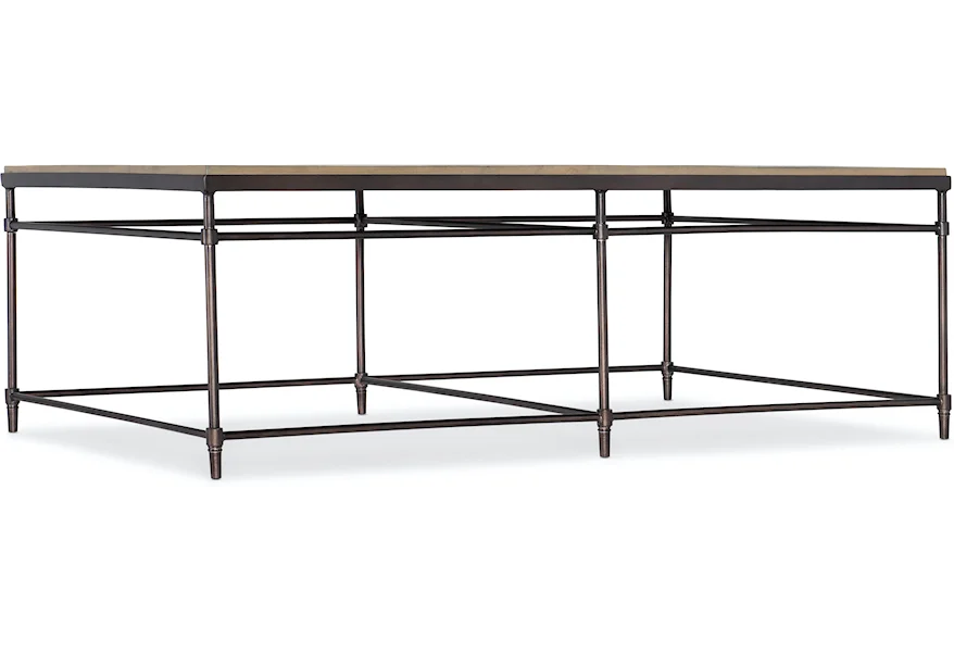 Saint Armand Rectangular Cocktail Table by Hooker Furniture at Darvin Furniture
