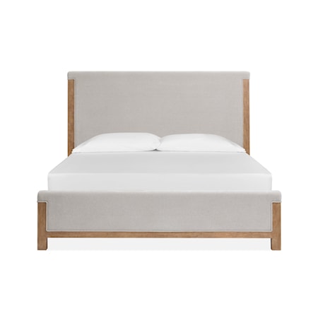 Complete Cal.King Panel Upholstered Bed