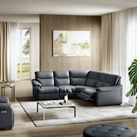 Potenza L-Shaped Sectional with Recliners