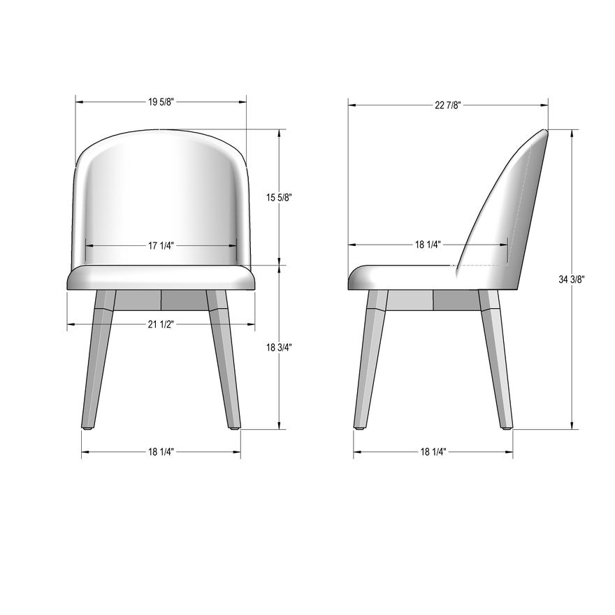 Upholstered Dining Side Chair
