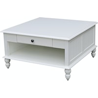 Cottage Square Coffee Table with Storage