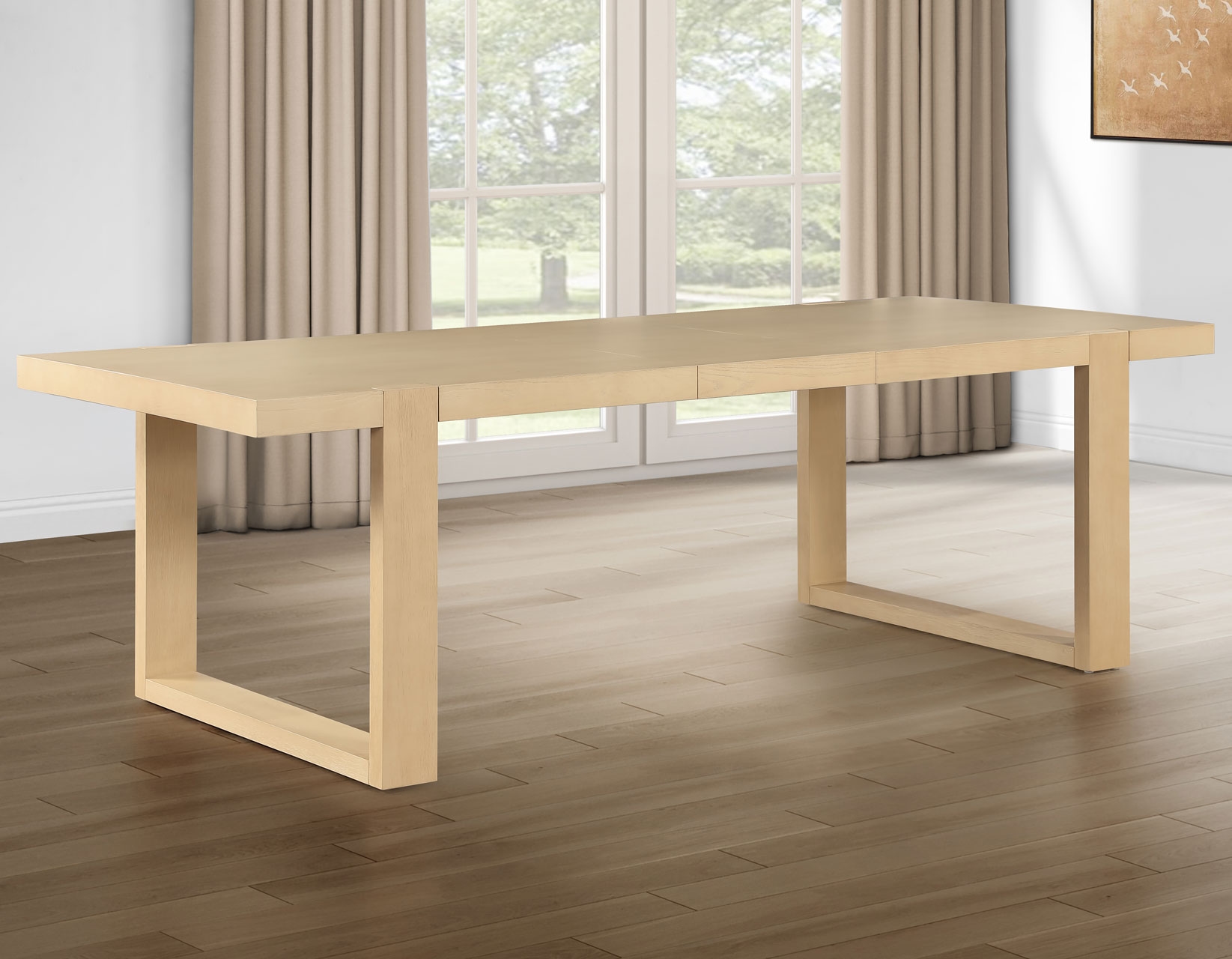 77"-95" Double-Pedestal Dining Table