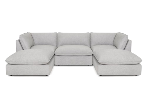Contemporary 5-Piece Sectional Sofa