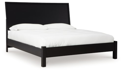 Contemporary King Panel Bed