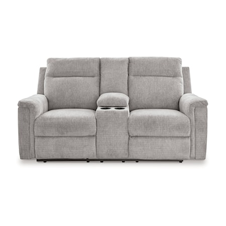 DBL REC PWR Loveseat w/Console