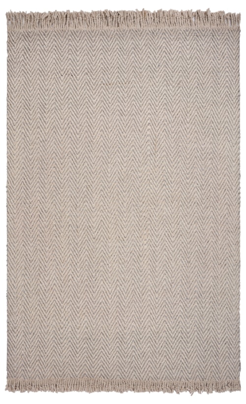 8'6" x 11'6" Oatmeal Herringbone Rug