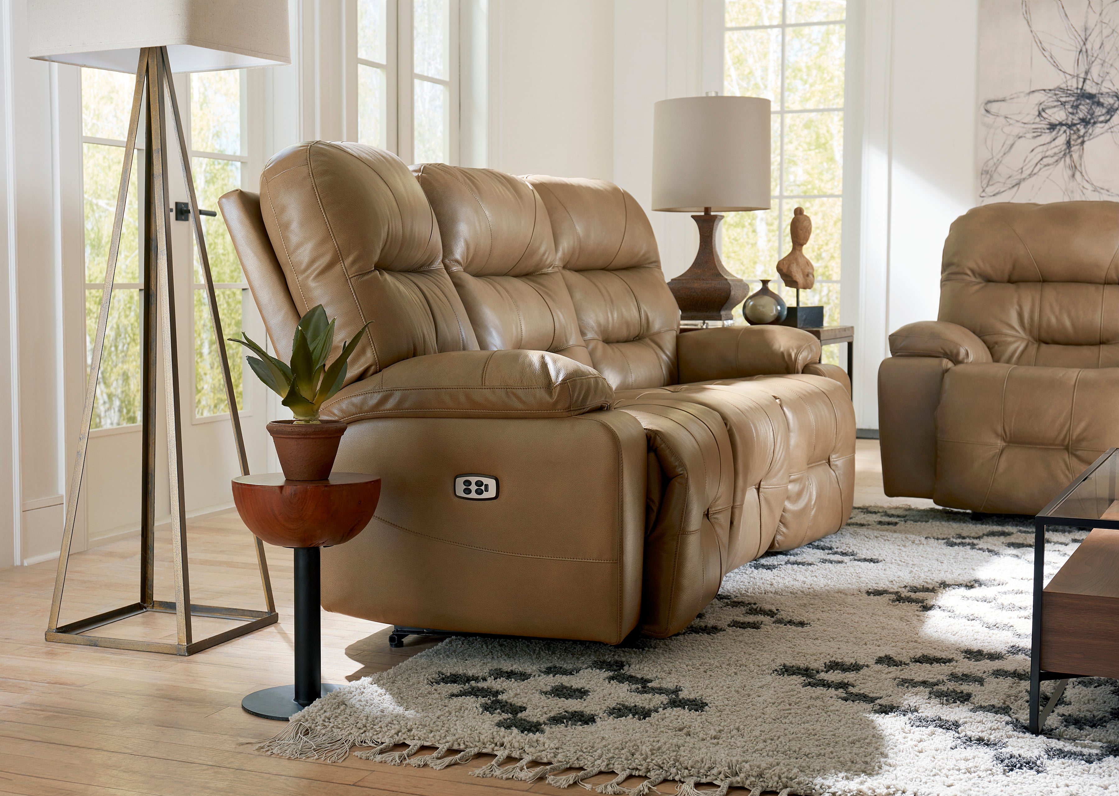 Best Home Furnishings Ryson U850CP4 73559L Casual Power Conversation