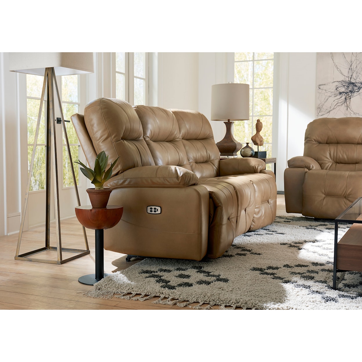 Bravo Furniture Ryson Power Wall Saver Reclining Sofa