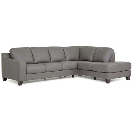 Reed Contemporary 2-Piece Chaise Sectional