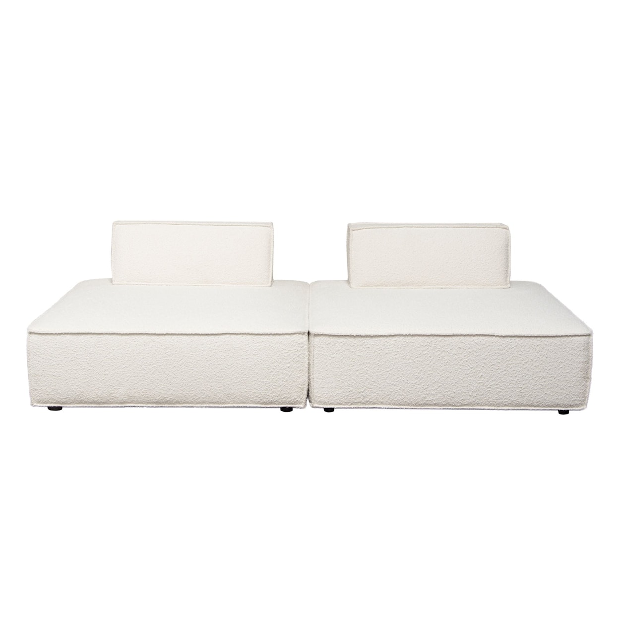 Diamond Sofa Furniture Cara Cara 2-Piece Square Modular Lounger