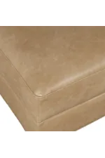 Jofran Ruston Transitional 2-Seat Banquette with Tapered Legs