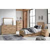Signature Holden Twin Panel Bed with 1 Side Storage