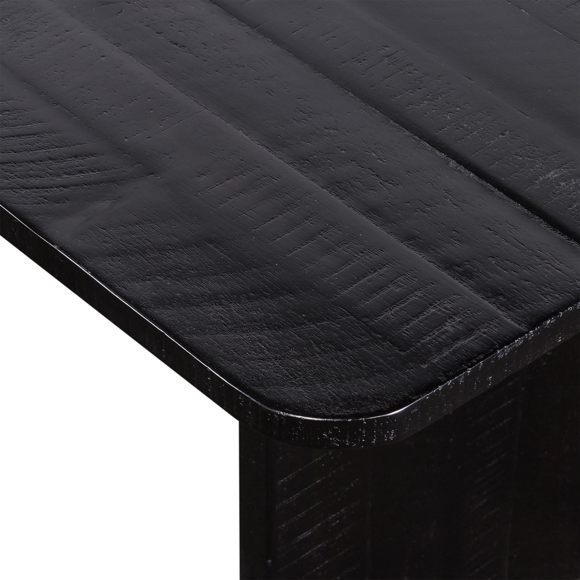 Armen Living Monaco- Dining Table with Brass Accents