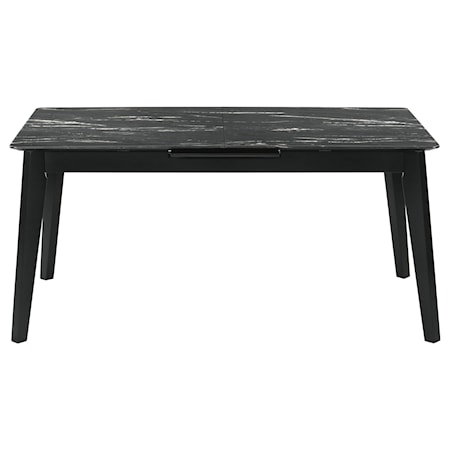 78-inch Extension Dining Table Faux Marble