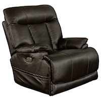 Power Lay Flat Recliner with Power Headrest, Power Lumbar and Extended Ottoman