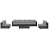 Modway Sojourn Outdoor 7 Piece Sectional Set