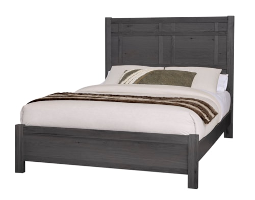 Farmhouse California King Architectural Bed with American Craftsmanship
