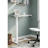 Signature Design by Ashley Lynxtyn Adjustable Height Home Office Side Desk