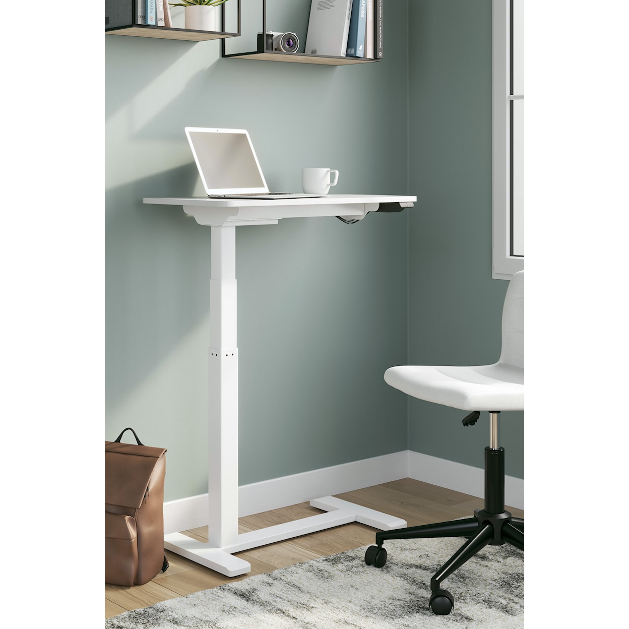 Signature Design Lynxtyn Adjustable Height Home Office Side Desk
