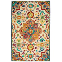 5' x 7' Multicolor Rectangle Rug