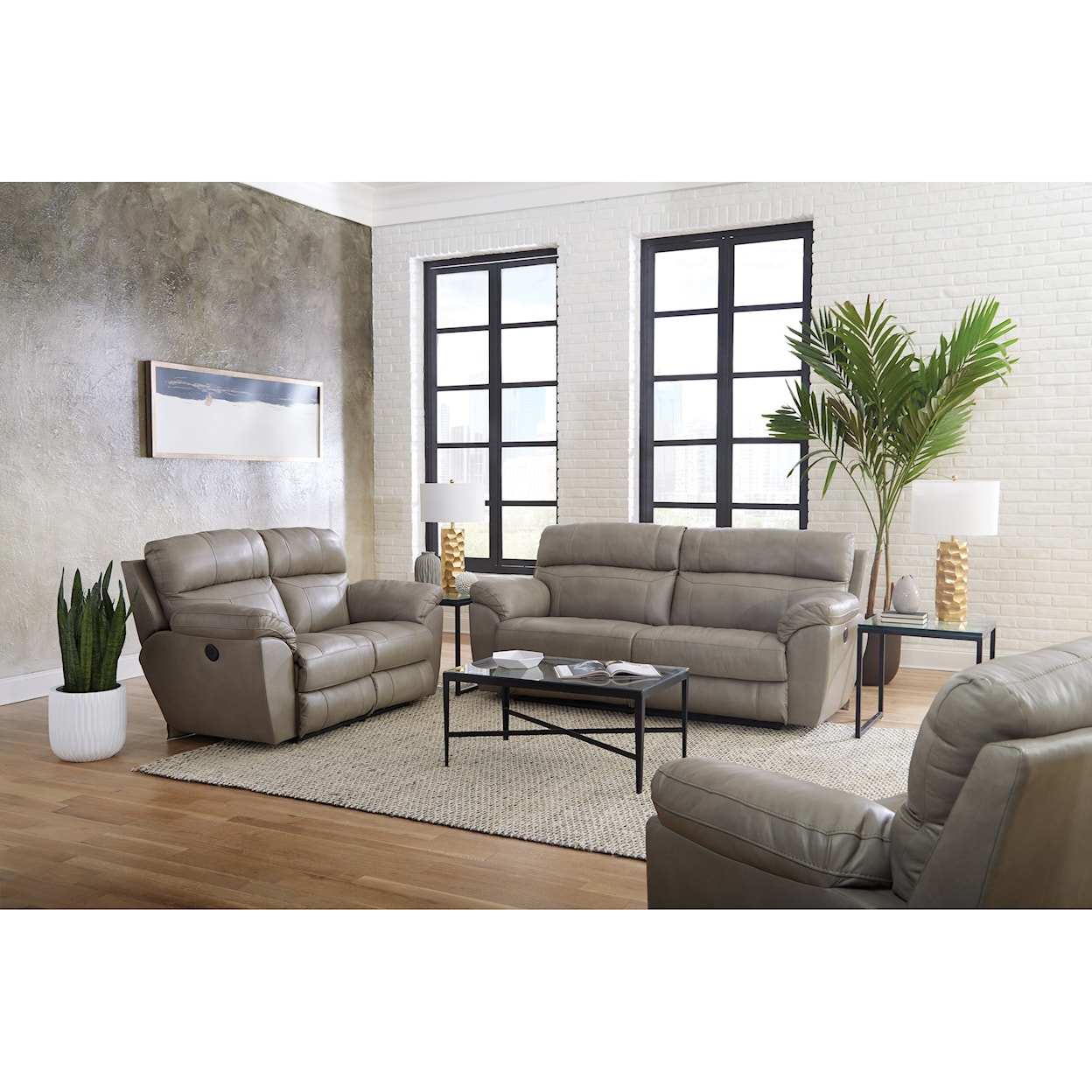 Catnapper 407 Costa Lay Flat Reclining Sofa