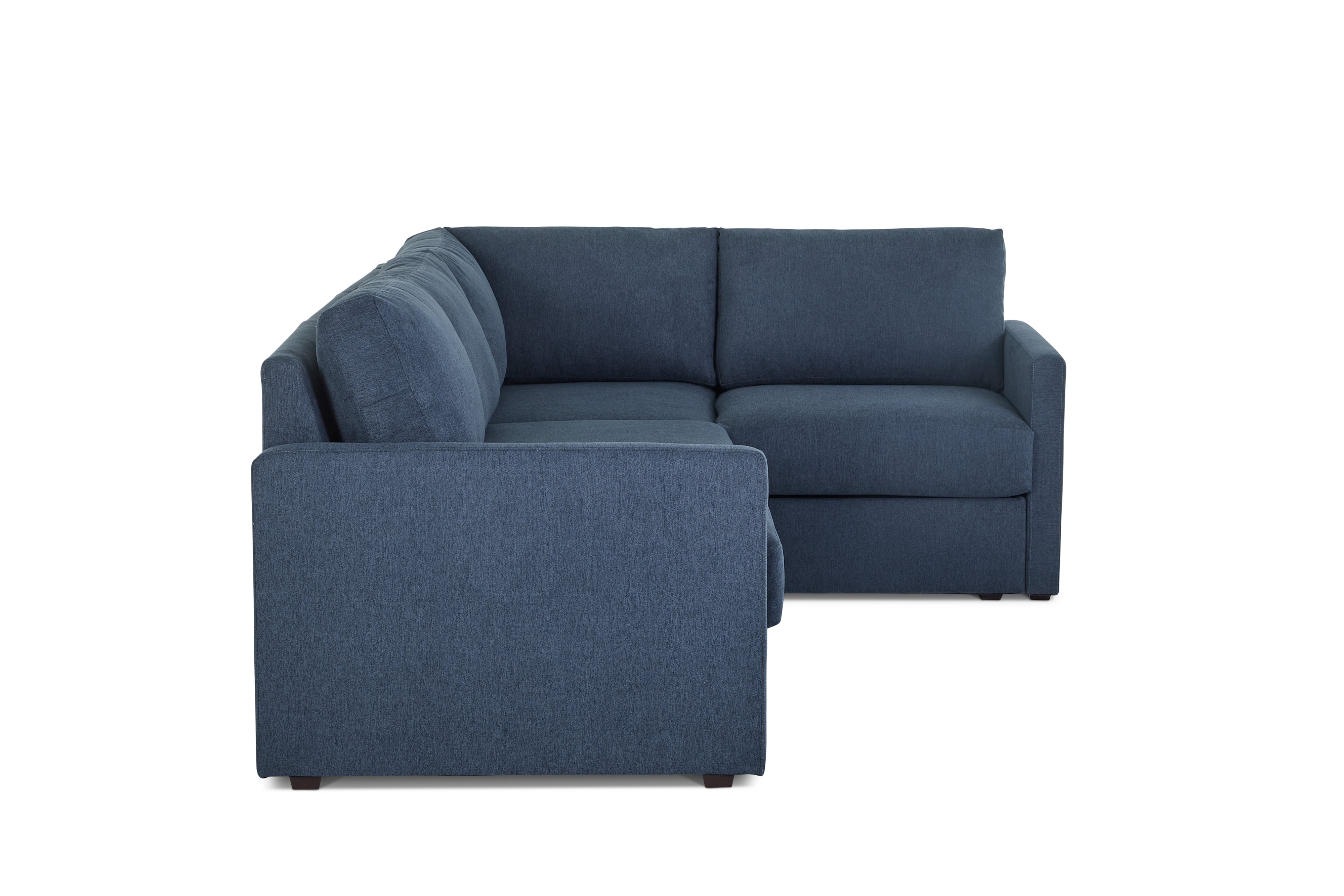Narrow-Arm 4-Seat Sectional Sofa