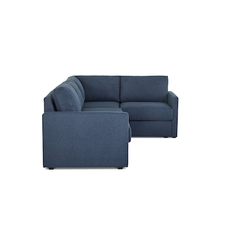 Narrow-Arm 4-Seat Sectional Sofa