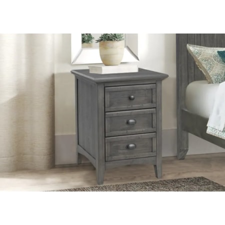 3-Drawer Nightstand