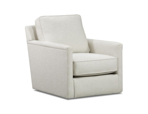 Transitional Swivel Glider Chair