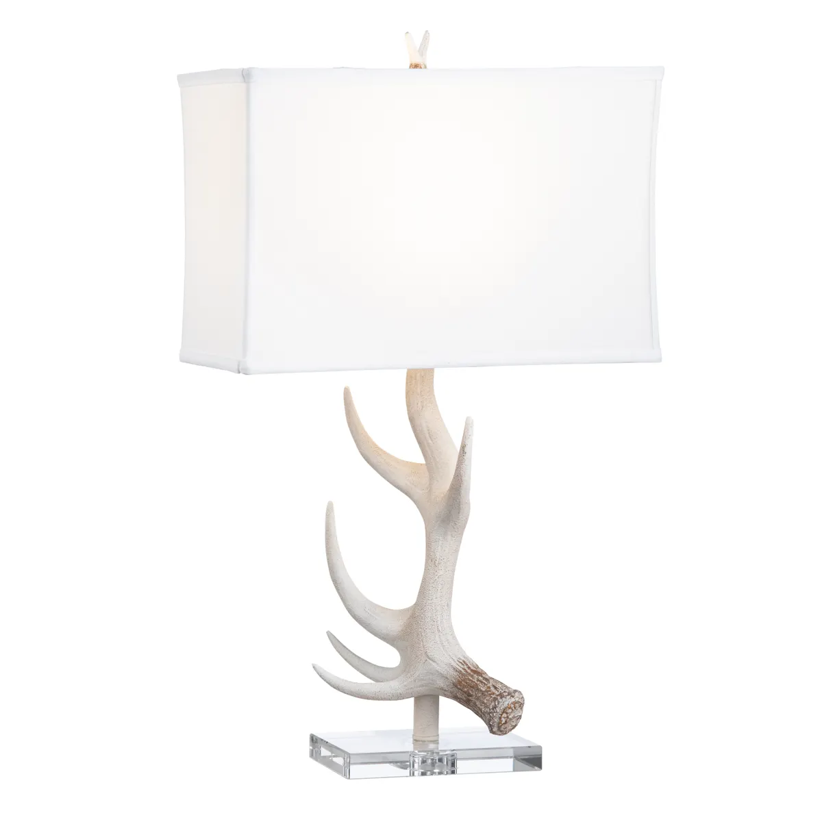Hart Stag Horn Table Lamp
