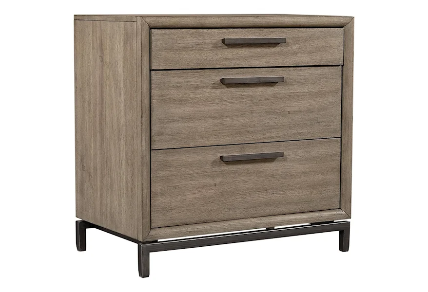 Trellis 3 Drawer Nightstand by Aspenhome at Gill Brothers Furniture