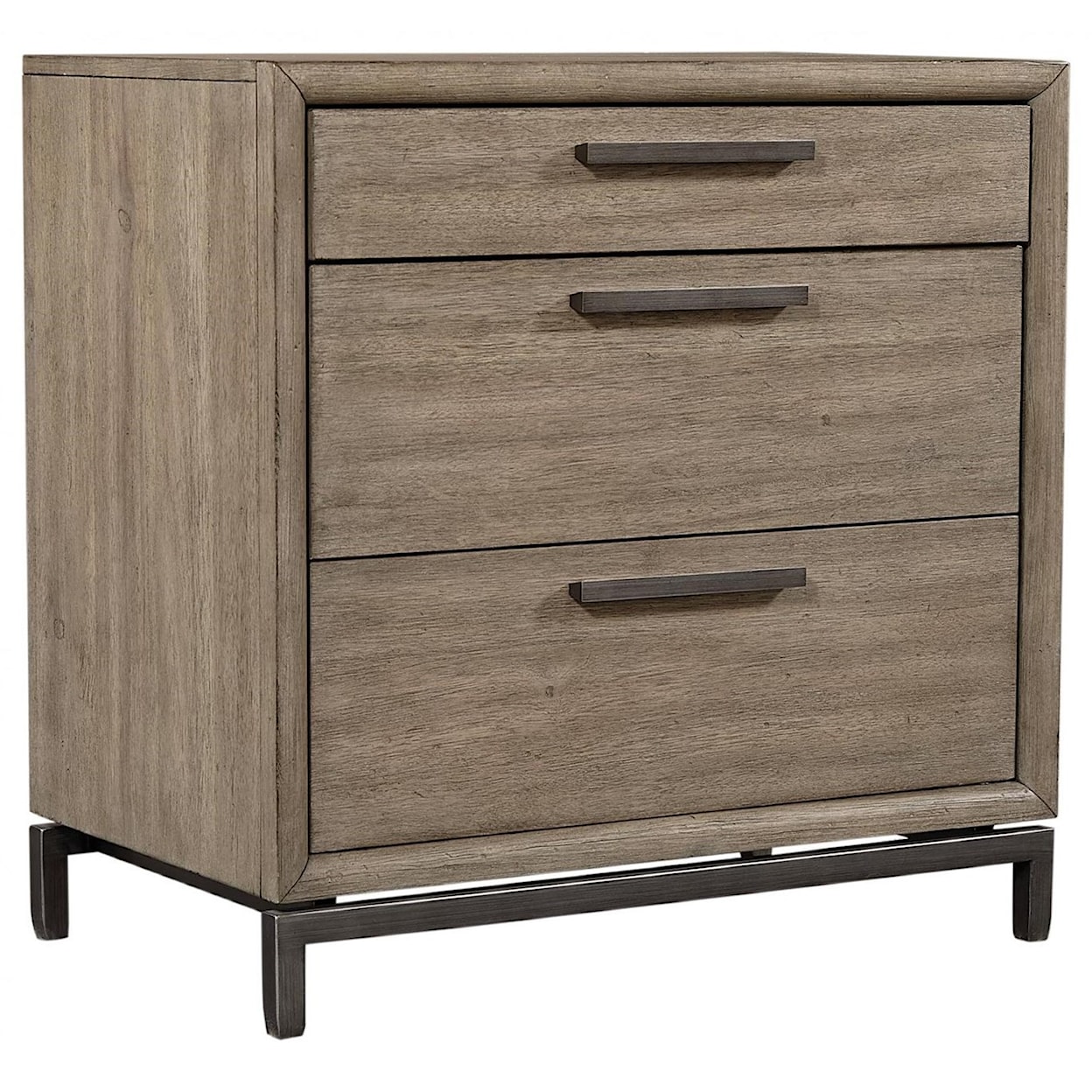 Aspenhome Leona Nightstand with Three Drawers