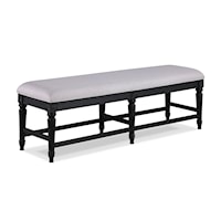 Kingsbury Transitional Upholstered Dining Bench