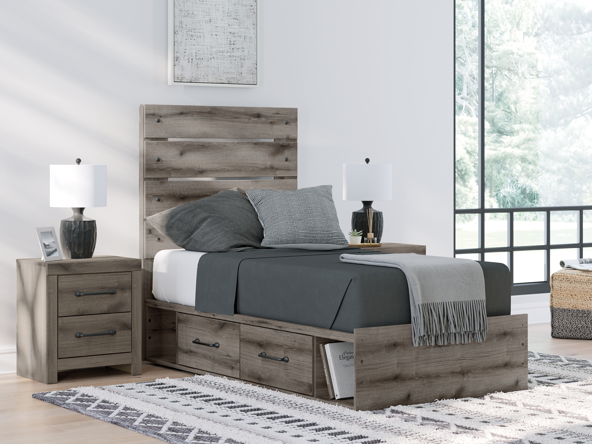 Twin Panel Bed