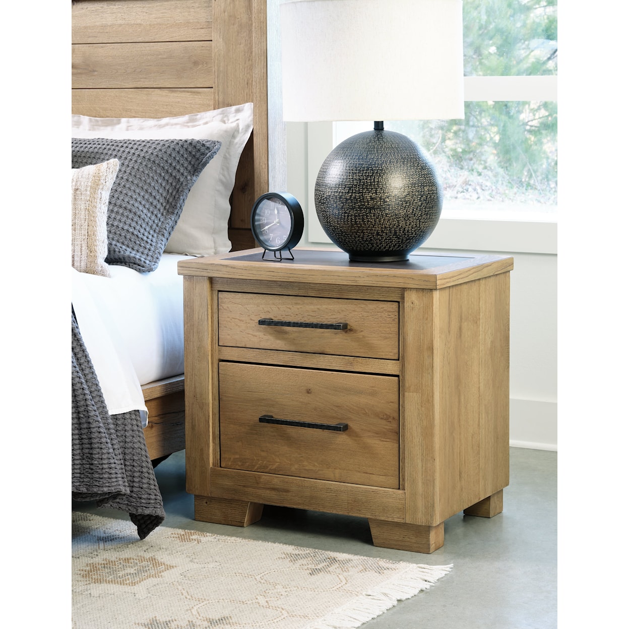 Ashley Furniture Signature Design Galliden 2-Drawer Nightstand