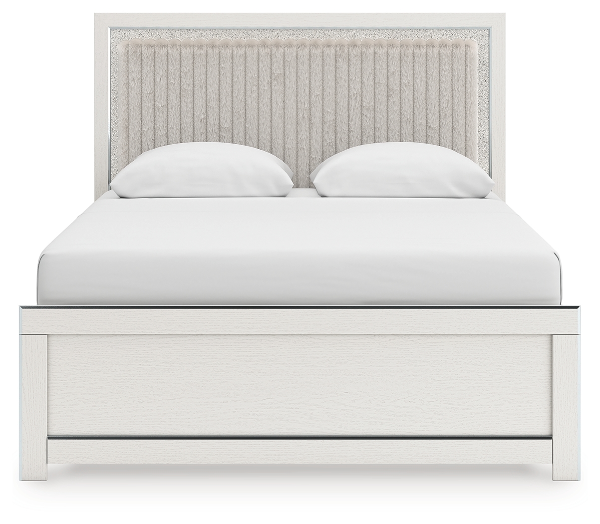 Queen Upholstered Panel Bed