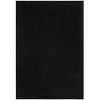 5' x 7' Black Rectangle Rug