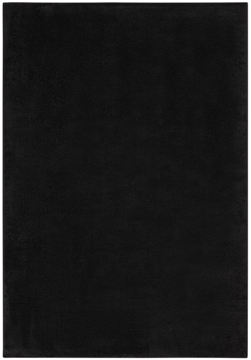 5' x 7' Black Rectangle Rug