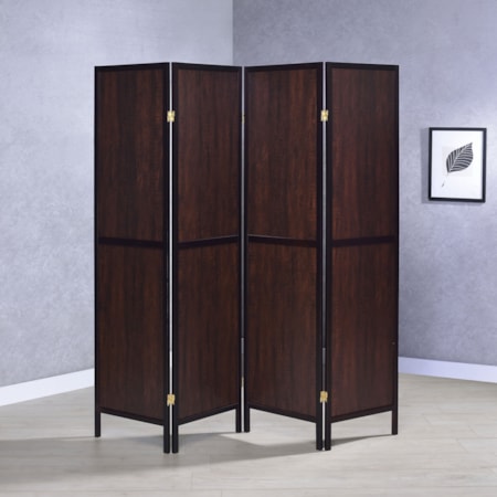 Deepika 4-Panel Room Divider Folding Screen