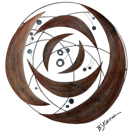 Contemporary Celestial Design Wall Art