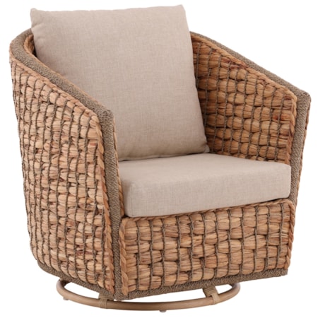 Wicker Swivel Chair
