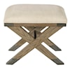 Hammary Crawford Upholstered Stool